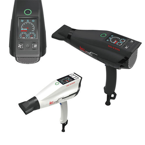 [에이테크산업] AKITZ 전문가용 스마트 디지털 드라이어 /LCD 표시창/10단계온도조절/10단계풍속조절/